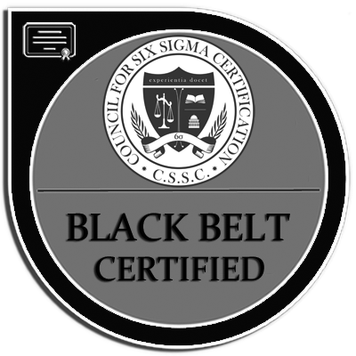 Black Belt Six Sigma certification