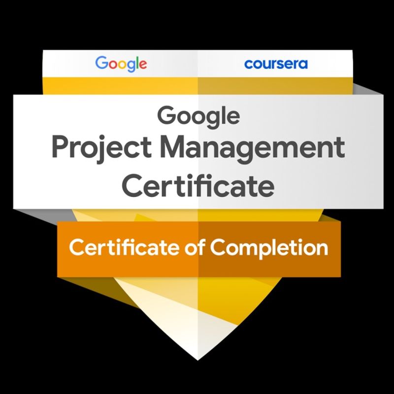 Google Project Management certificate